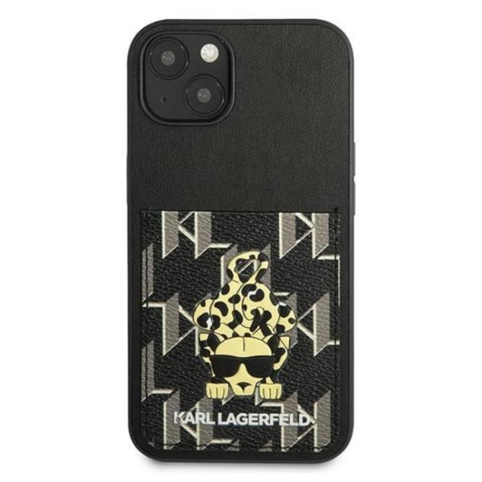 KARL LAGERFELD - Karl Lagerfeld iPhone 13 Mobilskal Korthållare Karlimals