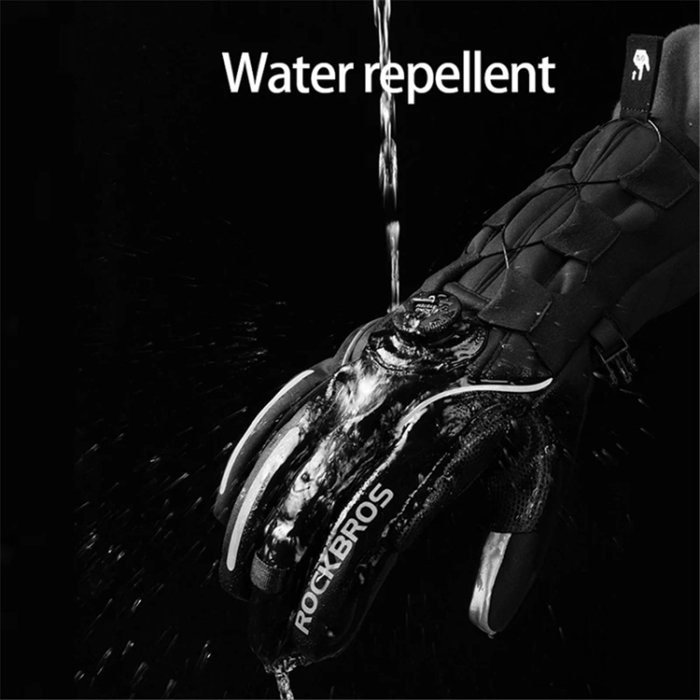 ROCKBROS - ROCKBROS Touchvantar Handskar Cykel Reflective MTB S212BK