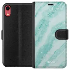 Gustaf - Pl&aring;nboksfodral till Apple iPhone XR med Mint Marble