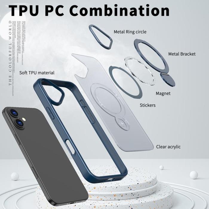 A-One Brand - iPhone 16 Mobilskal MagSafe Rotating Kickstand