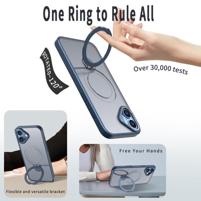 A-One Brand - iPhone 16 Mobilskal MagSafe Rotating Kickstand