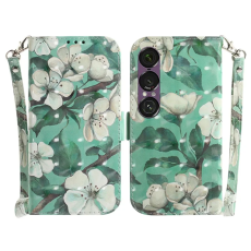 A-One Brand - Sony Xperia 1 VII Plånboksfodral med Handledsrem - Flowers