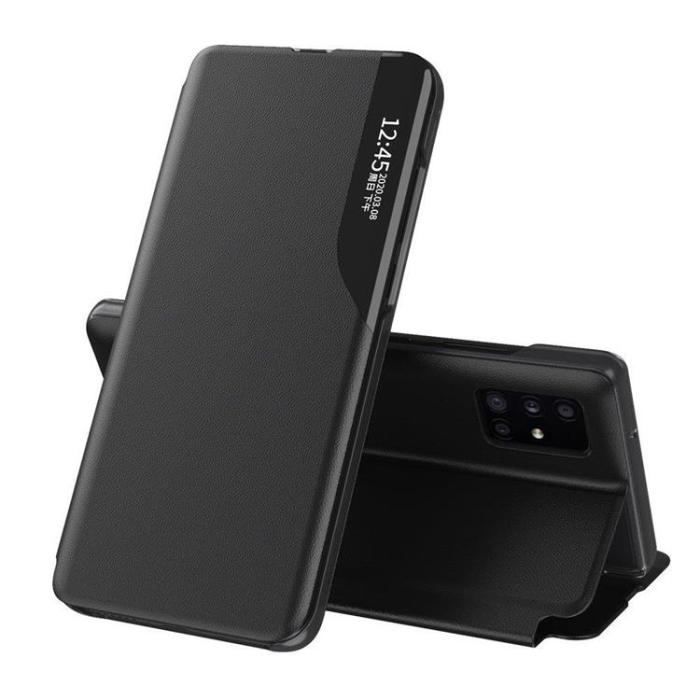 UTGATT1 - Eco Leather View Fodral Galaxy Note 20 - Svart