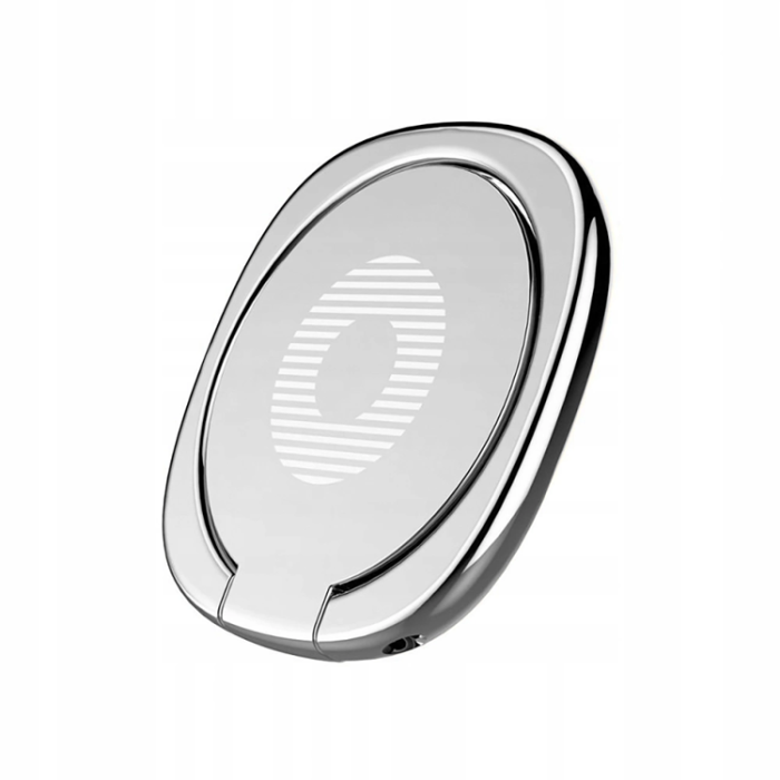 BASEUS - Baseus Privity Ringhållare/Ring med Stativfunktion - Silver