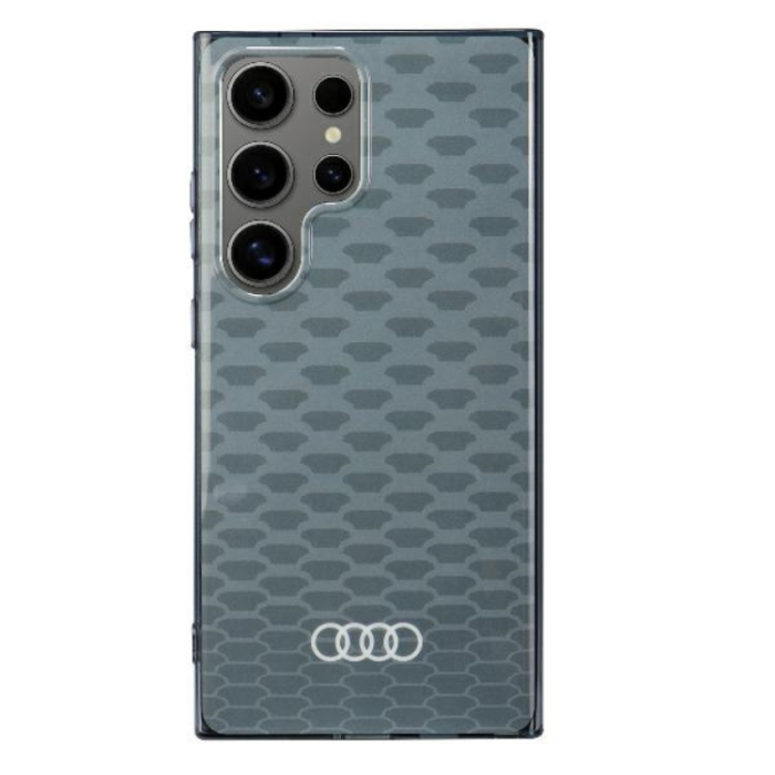 Audi - Audi Galaxy S24 Ultra Mobilskal Magsafe Stitching Pattern - Grå