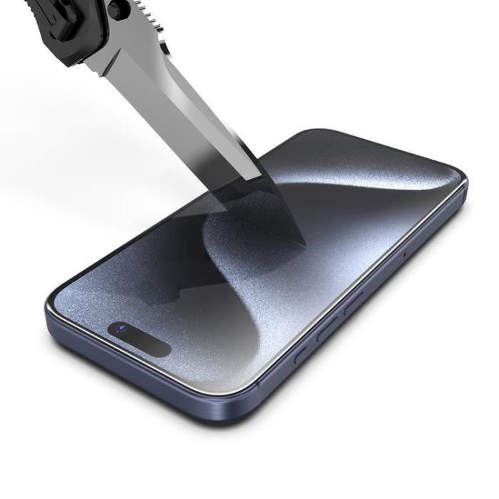 Boom of Sweden - LIVSTIDSGARANTI - BOOM iPhone 15 Pro Härdat Glas Skärmskydd - 2 Pack