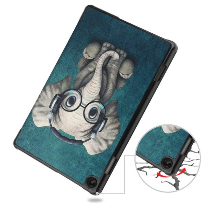 UTGATT - Tech-Protect Lenovo Tab M10 (Gen3) 10.1 Fodral Happy Elephant