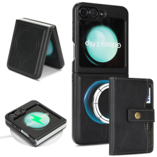 A-One Brand - Galaxy Z Flip 6 Mobilskal MagSafe Detachable Korthållare Kickstand