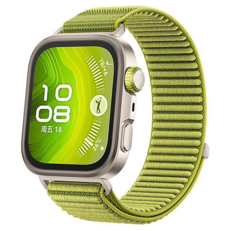 Huawei Watch Fit 4/Fit 4 Pro Armband Magic Tape Nylon - Grön | 5123 | AlltMobil