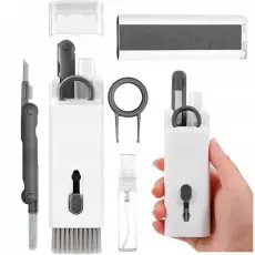 OEM - [7in1] Cleaning Kit F&ouml;r Tangentbord och H&ouml;rlurar - Svart
