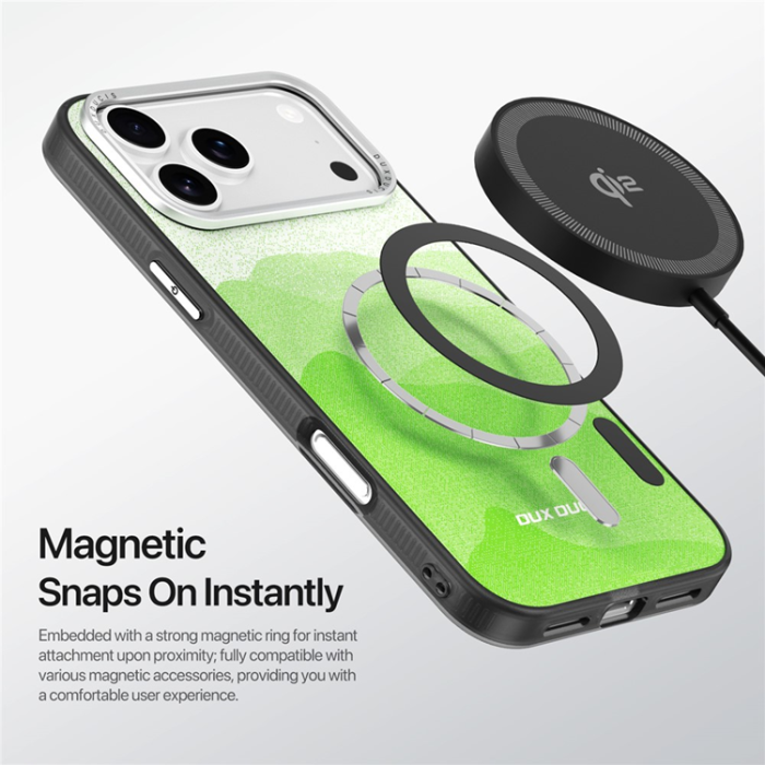Dux Ducis - DUX DUCIS iPhone 17 Pro Max Mobiskal MagSafe Moro - Grön