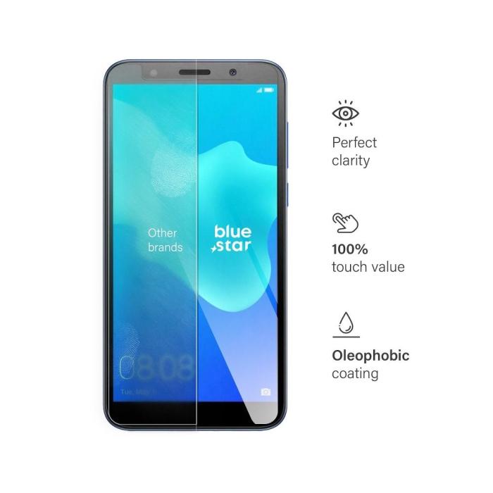 Blue Star - Blue Star Huawei Y5 (2018) Skärmskydd av Härdat Glas