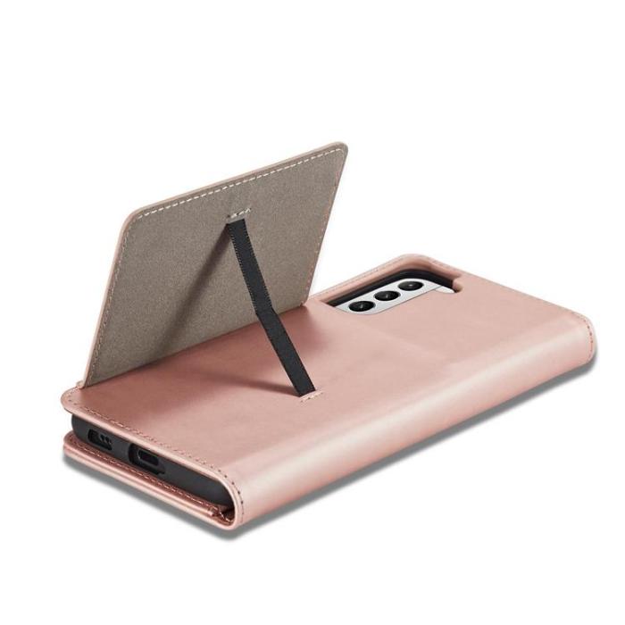 OEM - Galaxy S22 Plus Plånboksfodral Magnet Stand - Rosa