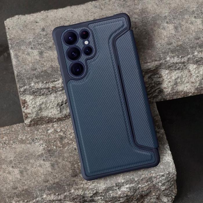 OEM - Xiaomi Redmi Note 13 Pro Plus Plånboksfodral Razor - Blå
