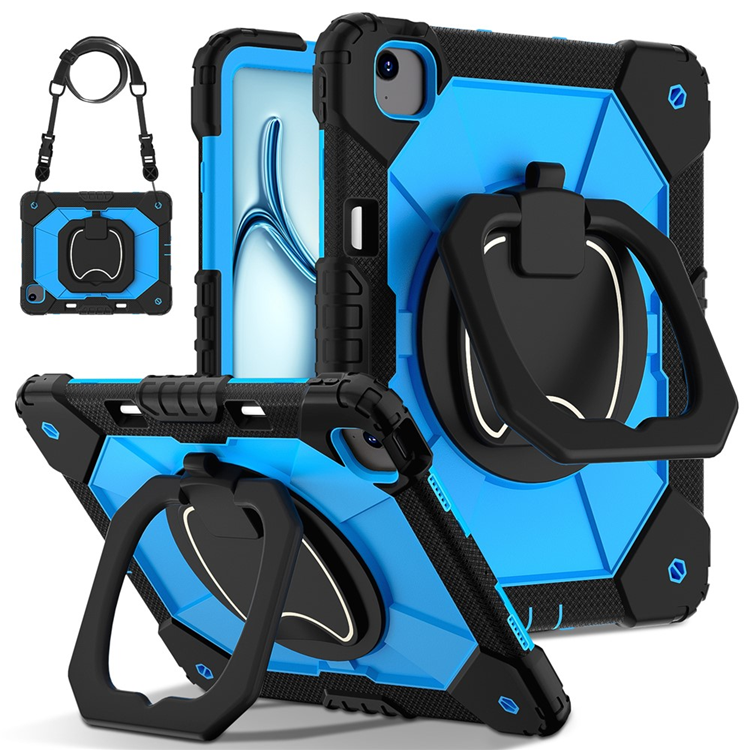 iPad Air 13(2025/2024) Skal Kickstand - Svart/Blue | 2353 | AlltMobil
