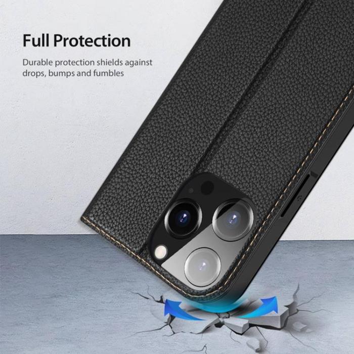 Dux Ducis - Dux Ducis iPhone 14 Pro Plånboksfodral Skin X2 - Svart