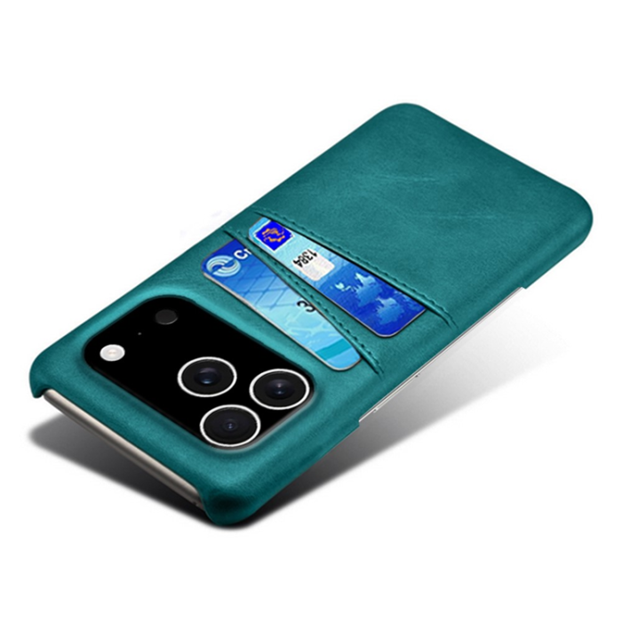 A-One Brand - iPhone 17 Pro Max Mobilskal Korthållare Dual - Grön