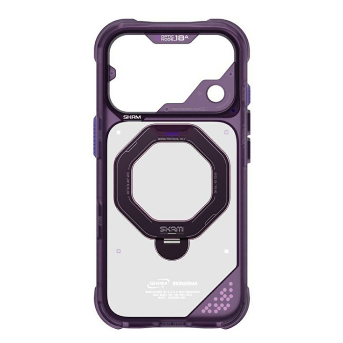 Skinarma - Skinarma Mobilskal För iPhone 18 Pro/17 Pro Magsafe Saturn - Burgundy