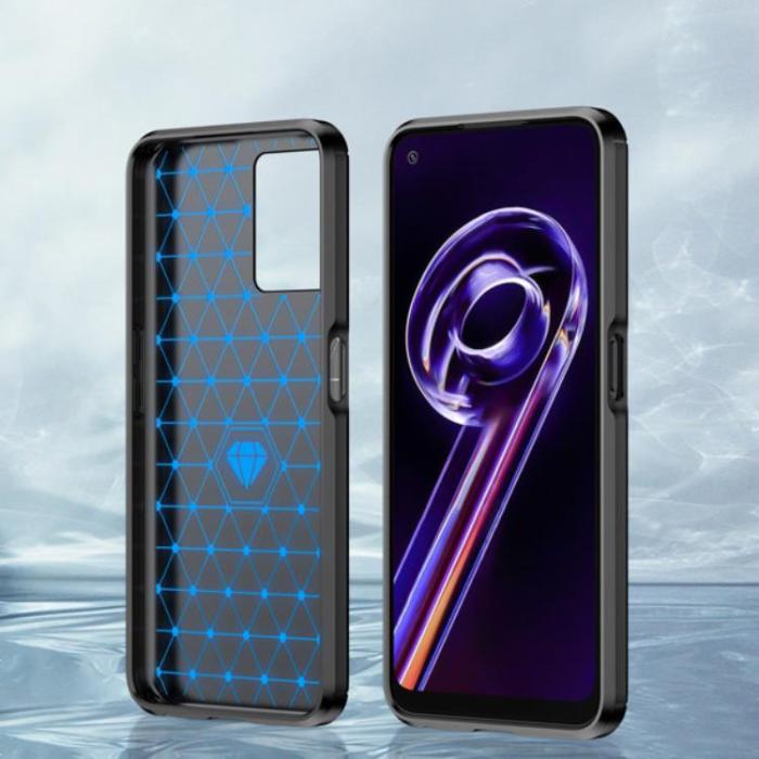 OEM - Carbon Realme 9 Pro Skal Flexible - Svart