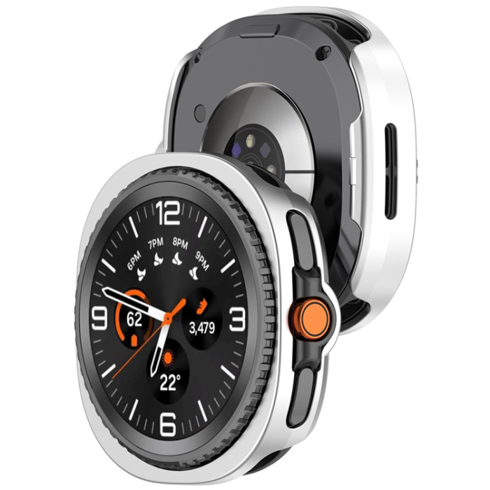 A-One Brand - Galaxy Watch Ultra (2025) Skal Halvsluten PC ram - Silver