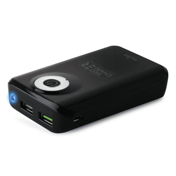 UTGATT5 - Puro Universal Fast Charger Powerbank, 9000 mAh, svart