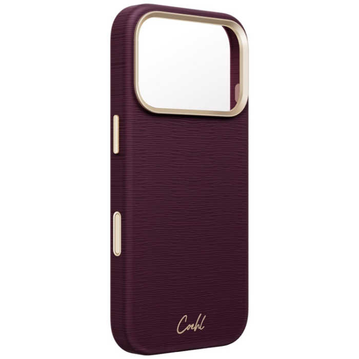 UNIQ - UNIQ Mobilskal För iPhone 18 Pro/17 Pro Coehl Mirelle - Burgundy