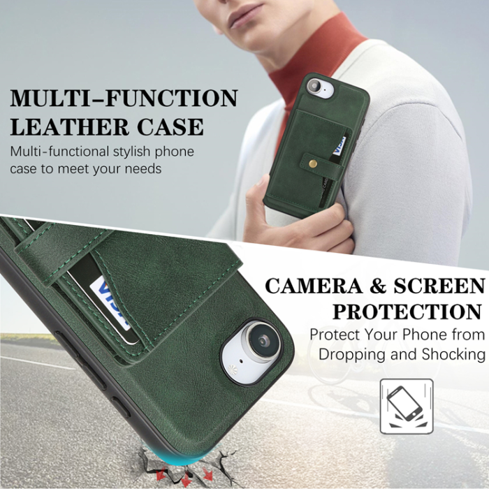 A-One Brand - iPhone 16e Mobilskal MagSafe Detachable Korthållare