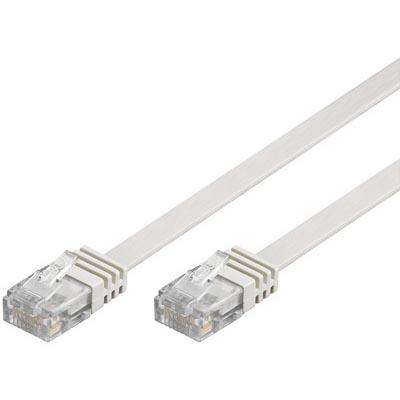 DELTACO Cat6 nätverkskabel, 10m, vit | 3541 | AlltMobil