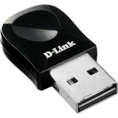 UTGATT5 - D-Link trådlöst nätverkskort, USB, 300Mbps, 802.11b/g/n, nano, WPS, svart