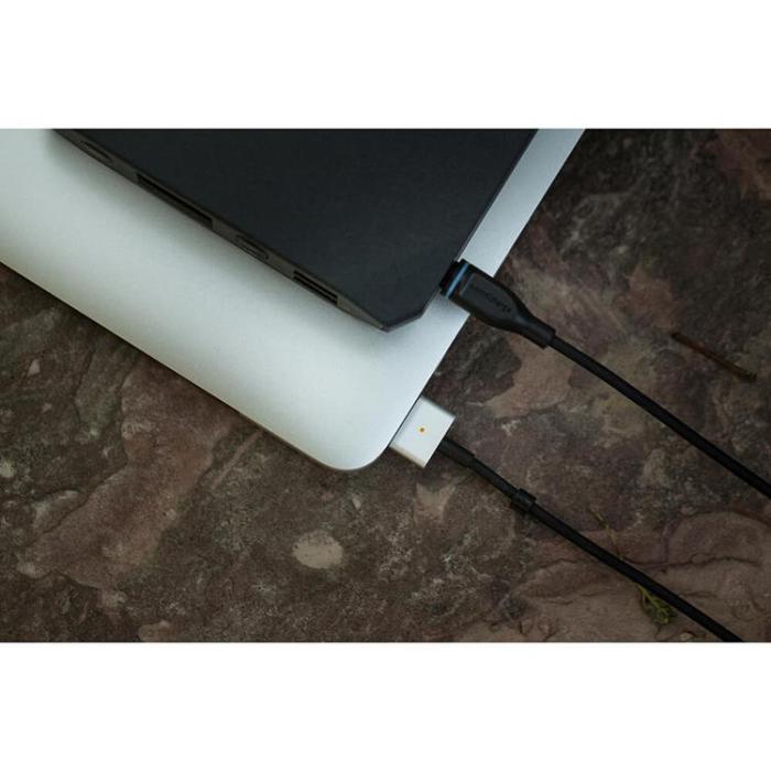 UTGATT1 - OMNICHARGE Laddkabel DC till MagSafe 2 - Svart