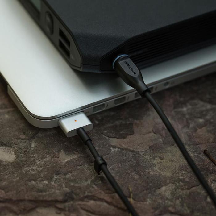 UTGATT1 - OMNICHARGE Laddkabel DC till MagSafe 2 - Svart