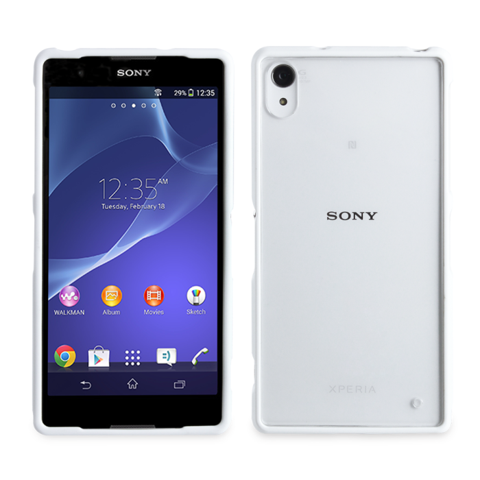 UTGATT4 - ROXFIT - Made for Xperia - Flexicase skal till Sony Xperia Z2 (Polar White)