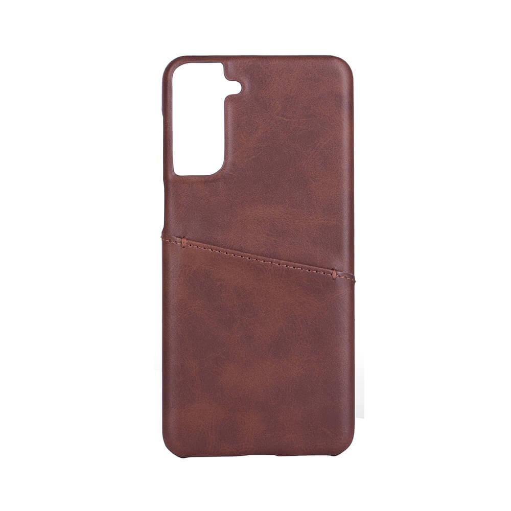 ONSALA Mobilskal Brun med Kortfack Samsung S21 Plus | 2353 | AlltMobil
