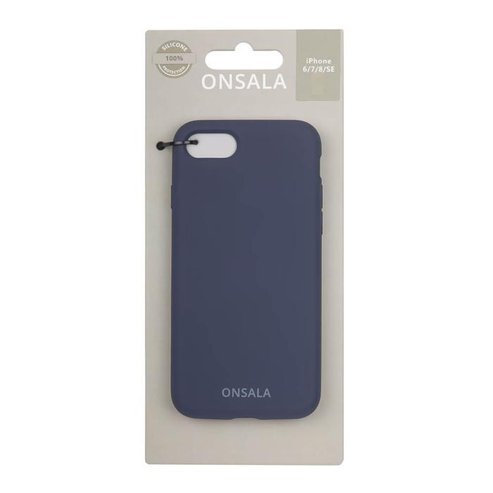 Onsala - ONSALA Mobilskal Silikon Cobalt Blue iPhone 7/8/SE 2020