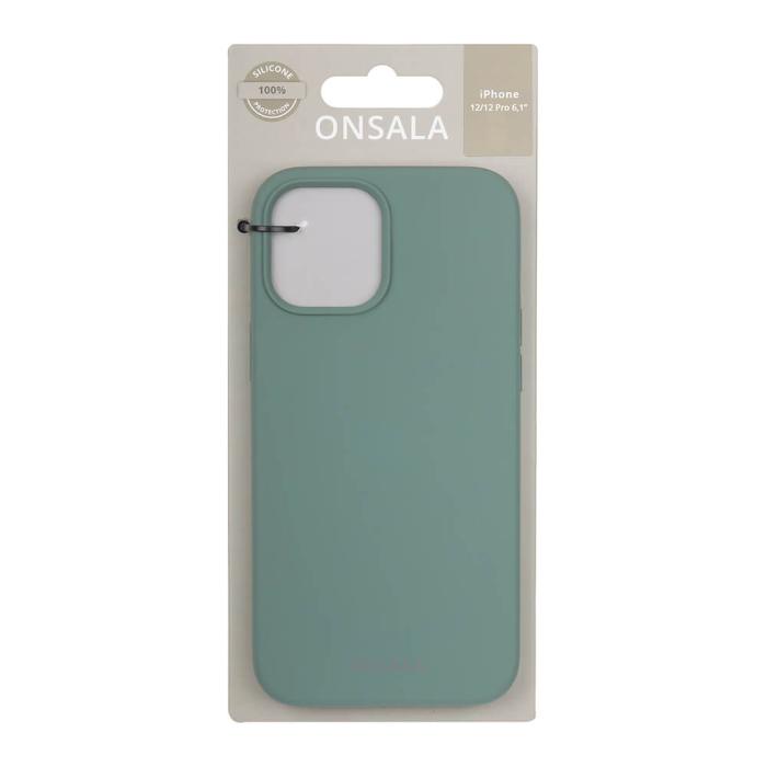 Onsala - Onsala Mobilskal Silikon Pine Green iPhone 12 & 12 Pro