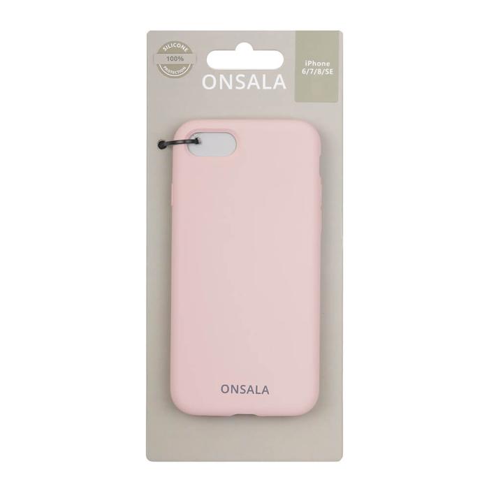Onsala - ONSALA Mobilskal Silikon Sand Pink iPhone 7/8/SE 2020