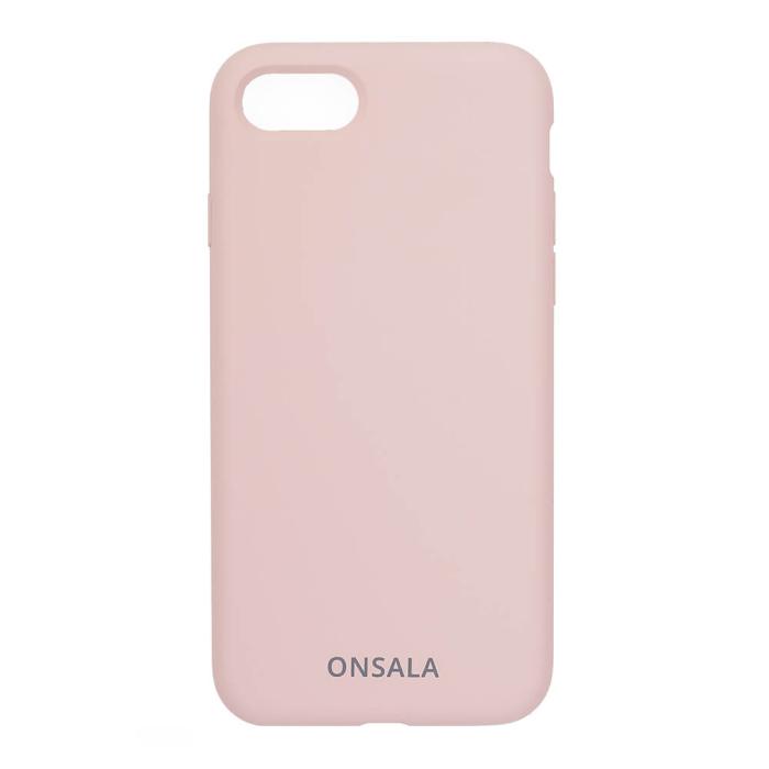 Onsala - ONSALA Mobilskal Silikon Sand Pink iPhone 7/8/SE 2020