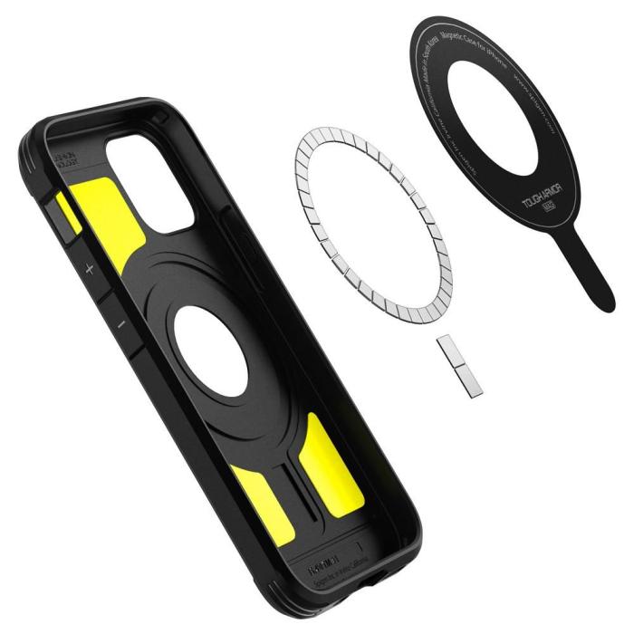 UTGATT5 - Spigen Tough Armor Magsafe Mobilskal iPhone 12 Mini - Svart