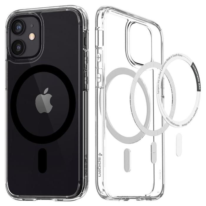 UTGATT5 - Spigen Ultra Hybrid Magsafe Mobilskal iPhone 12 Mini - Svart