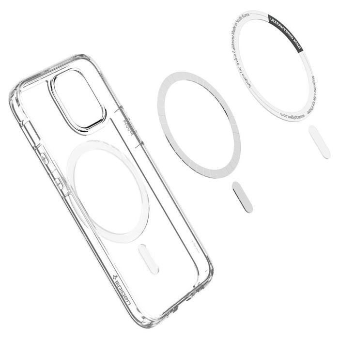 UTGATT5 - Spigen Ultra Hybrid Magsafe Mobilskal iPhone 12 Mini - Vit
