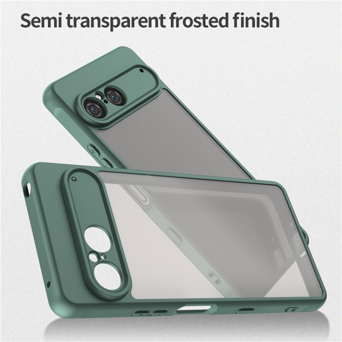 A-One Brand - Sony Xperia 10 VII Mobilskal Frosted Translucent - Grön