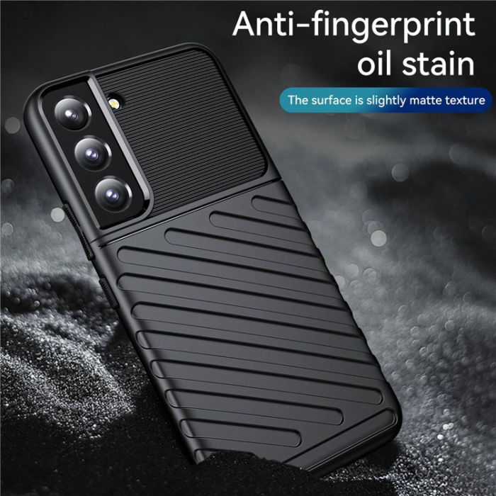 OEM - Galaxy S23 Skal Thunder Twill - Svart