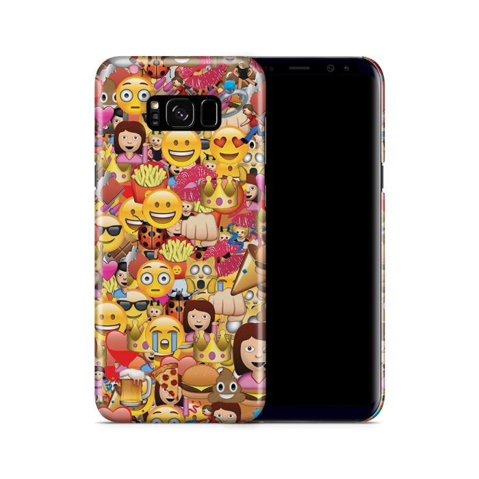 UTGATT5 - Skal till Samsung Galaxy S8 Plus - Emoji - Kollage