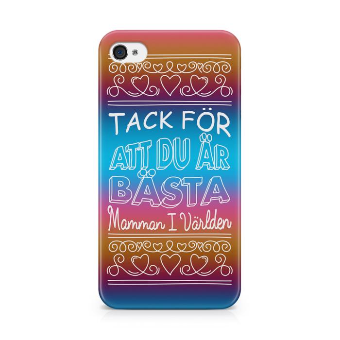 UTGATT5 - Skal till Apple iPhone 4S - Tack Mamma