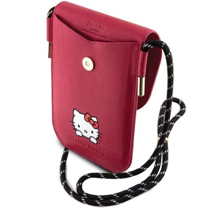Hello Kitty - Hello Kitty Halsbandsfodral Läder Daydreaming - Röd