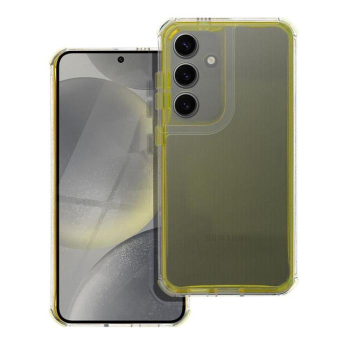 OEM - Galaxy S25 Mobilskal Matrix Clear - Gul