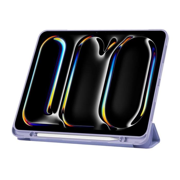 Tech-Protect - Tech-Protect iPad Pro 13 (2024) Fodral med plats för pennna - Violet