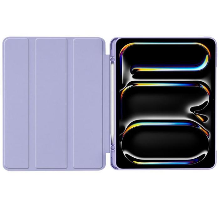 Tech-Protect - Tech-Protect iPad Pro 13 (2024) Fodral med plats för pennna - Violet