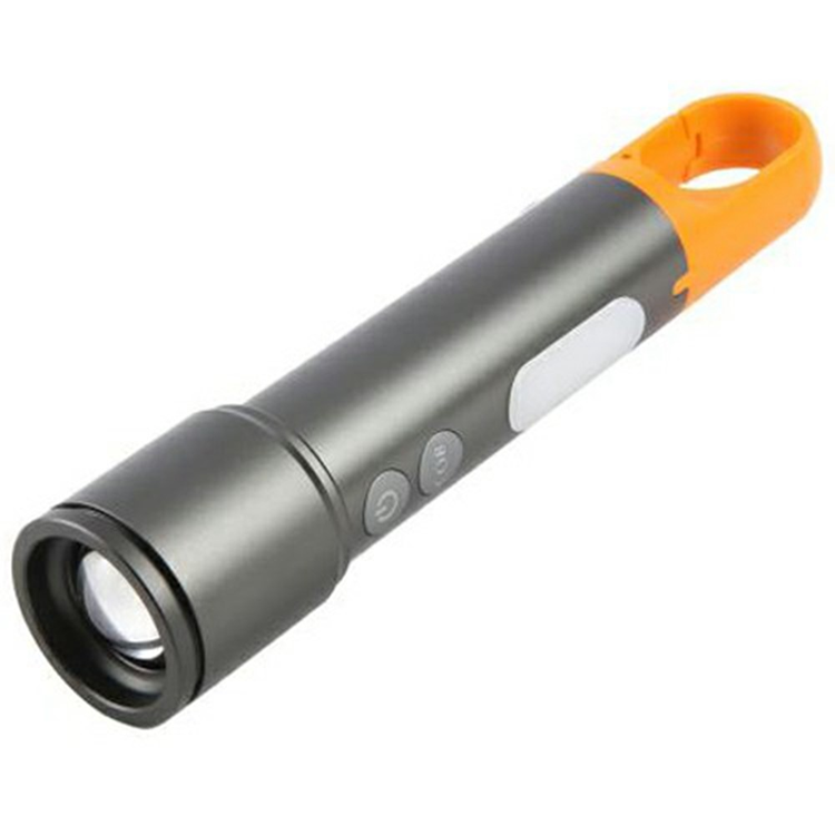 Ficklampa 800lm Typ C Uppladdningsbar X723 - Silver | 264 | AlltMobil