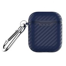 Beline - Beline AirPods 1/2 Skal Carbon - Blå